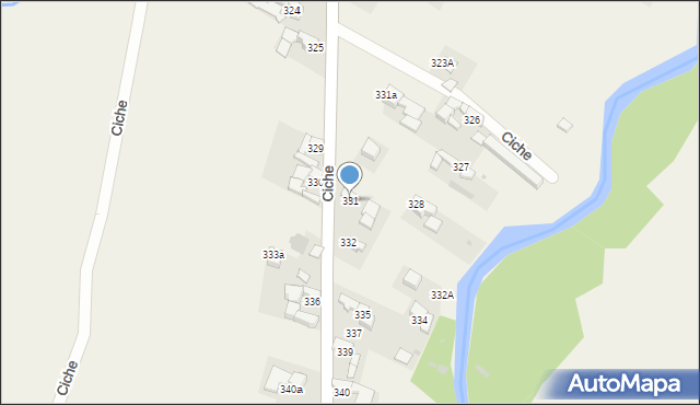 Ciche, Ciche, 331, mapa Ciche