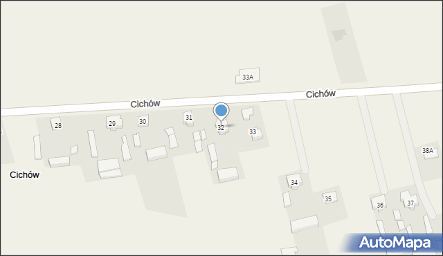 Cichów, Cichów, 32, mapa Cichów