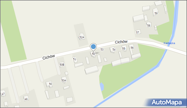 Cichów, Cichów, 52, mapa Cichów