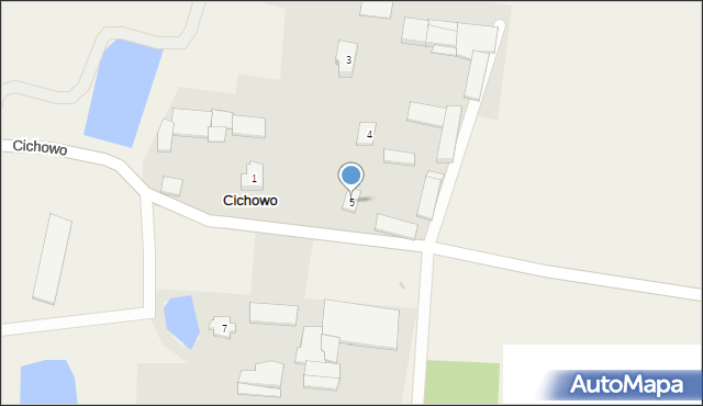 Cichowo, Cichowo, 5, mapa Cichowo
