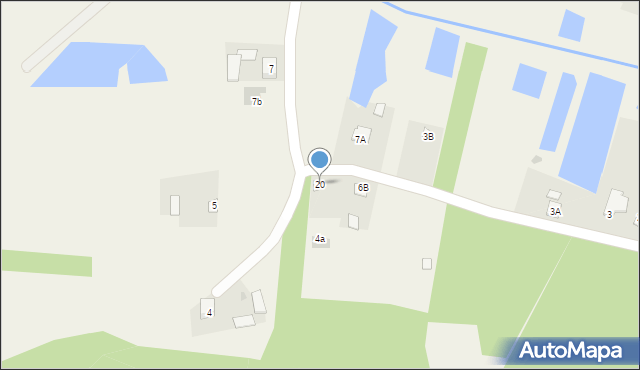 Ciechanki, Ciechanki, 20, mapa Ciechanki