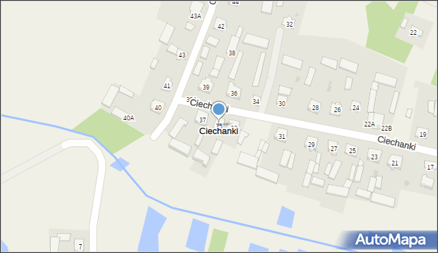 Ciechanki, Ciechanki, 35, mapa Ciechanki