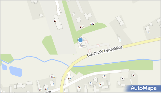 Ciechanki Łęczyńskie, Ciechanki Łęczyńskie, 14, mapa Ciechanki Łęczyńskie