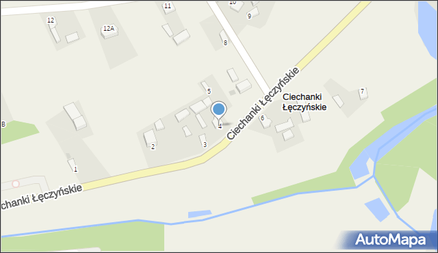 Ciechanki Łęczyńskie, Ciechanki Łęczyńskie, 4, mapa Ciechanki Łęczyńskie