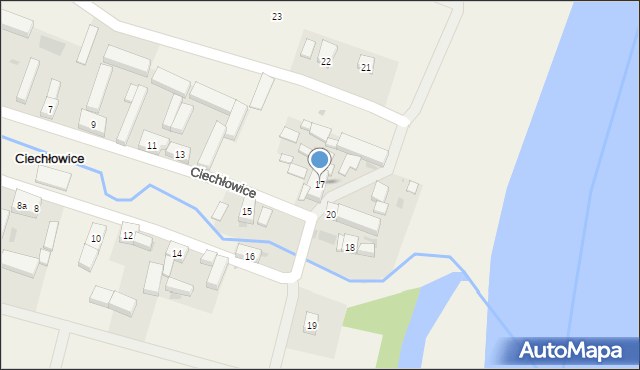Ciechłowice, Ciechłowice, 17, mapa Ciechłowice