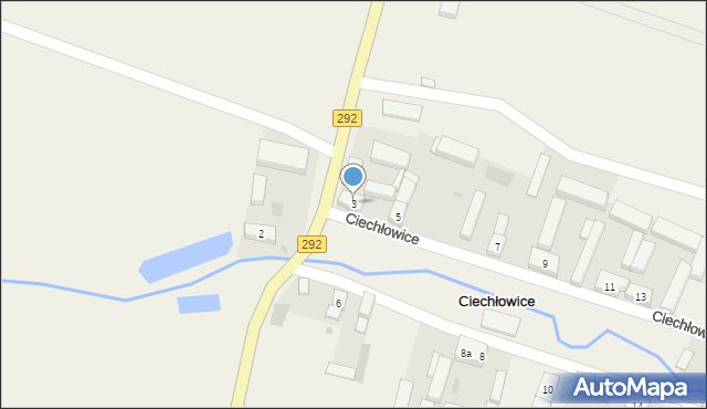 Ciechłowice, Ciechłowice, 3, mapa Ciechłowice