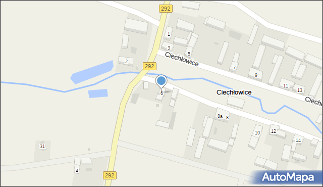 Ciechłowice, Ciechłowice, 6, mapa Ciechłowice