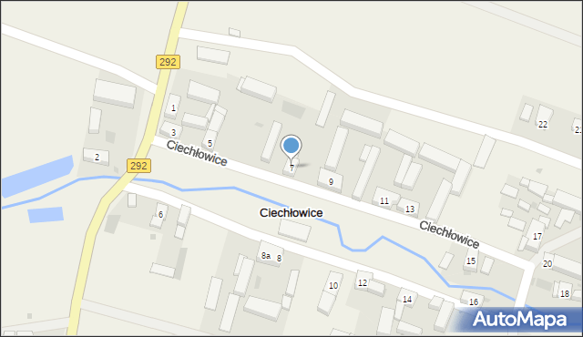 Ciechłowice, Ciechłowice, 7, mapa Ciechłowice