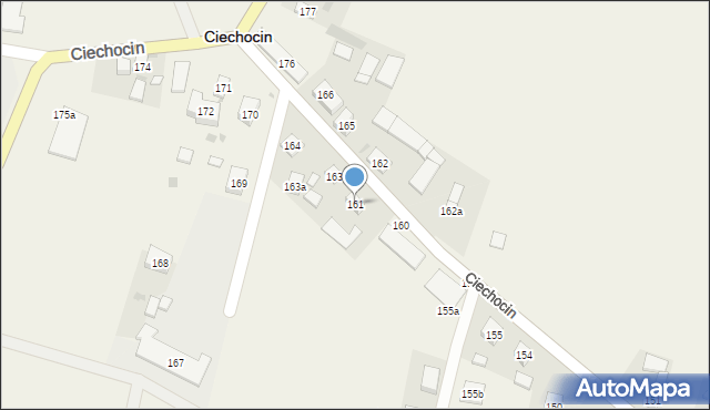 Ciechocin, Ciechocin, 161, mapa Ciechocin