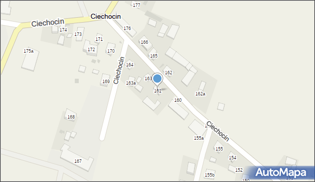 Ciechocin, Ciechocin, 161, mapa Ciechocin