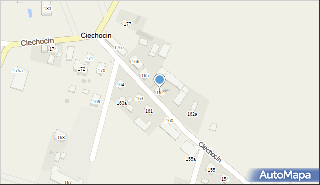 Ciechocin, Ciechocin, 162, mapa Ciechocin