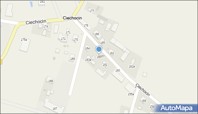 Ciechocin, Ciechocin, 163, mapa Ciechocin