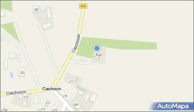 Ciechocin, Ciechocin, 177a, mapa Ciechocin