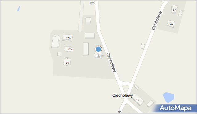 Ciecholewy, Ciecholewy, 18, mapa Ciecholewy