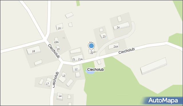 Ciecholub, Ciecholub, 22, mapa Ciecholub