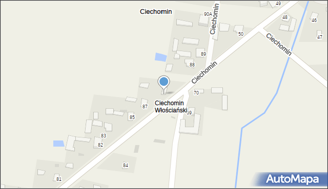 Ciechomin, Ciechomin, 88, mapa Ciechomin
