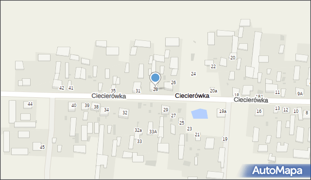 Ciecierówka, Ciecierówka, 28, mapa Ciecierówka