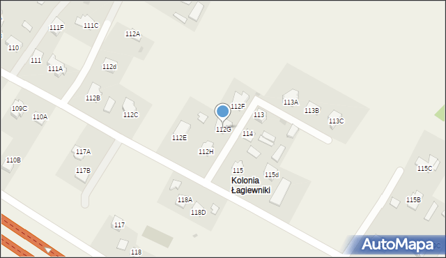 Ciecierzyn, Ciecierzyn, 112G, mapa Ciecierzyn