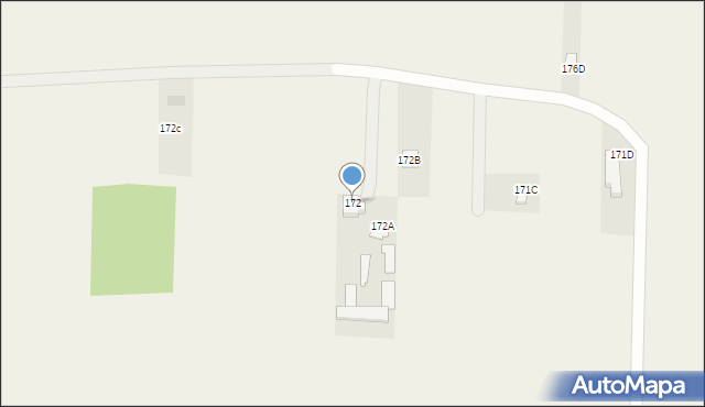 Ciecierzyn, Ciecierzyn, 172, mapa Ciecierzyn