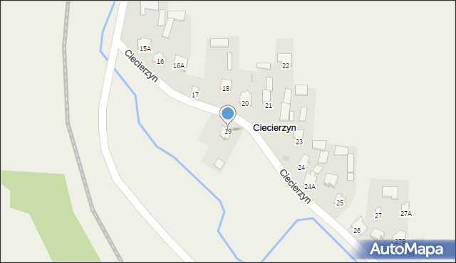 Ciecierzyn, Ciecierzyn, 19, mapa Ciecierzyn