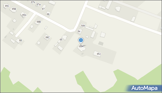 Ciecierzyn, Ciecierzyn, 65H, mapa Ciecierzyn