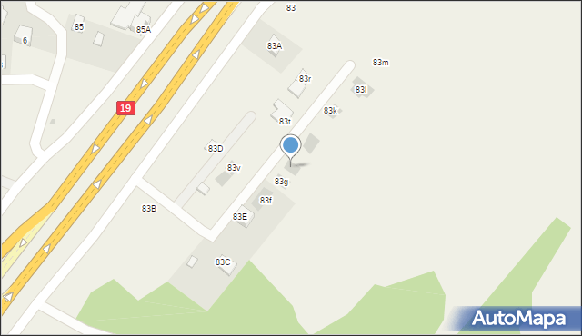 Ciecierzyn, Ciecierzyn, 83h, mapa Ciecierzyn