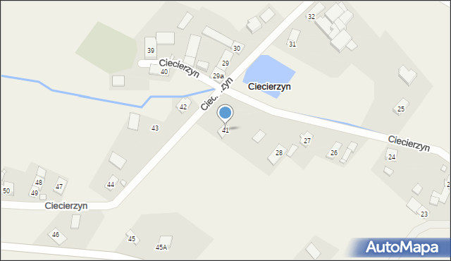 Ciecierzyn, Ciecierzyn, 41, mapa Ciecierzyn