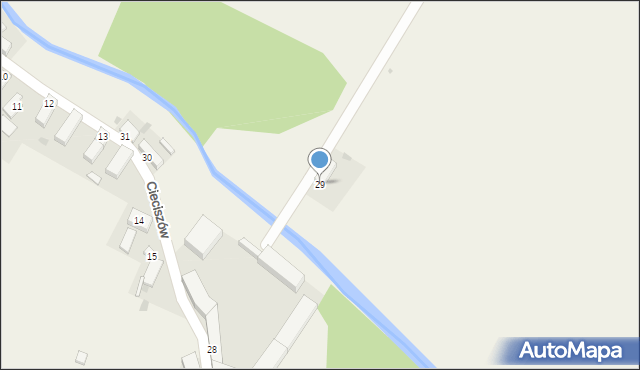 Cieciszów, Cieciszów, 29, mapa Cieciszów