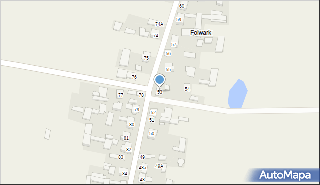 Cieciułów, Cieciułów, 53, mapa Cieciułów