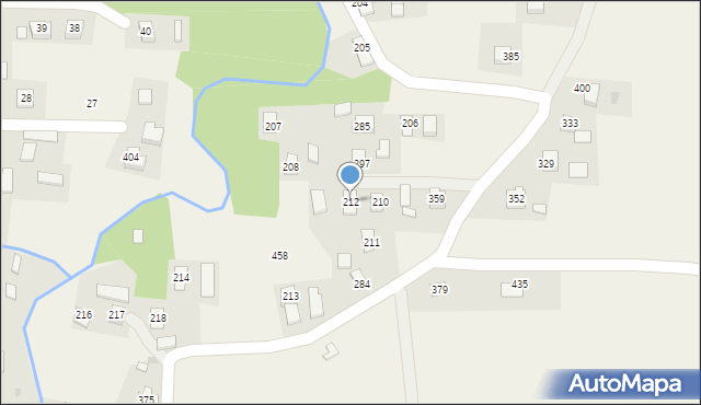 Cieklin, Cieklin, 212, mapa Cieklin