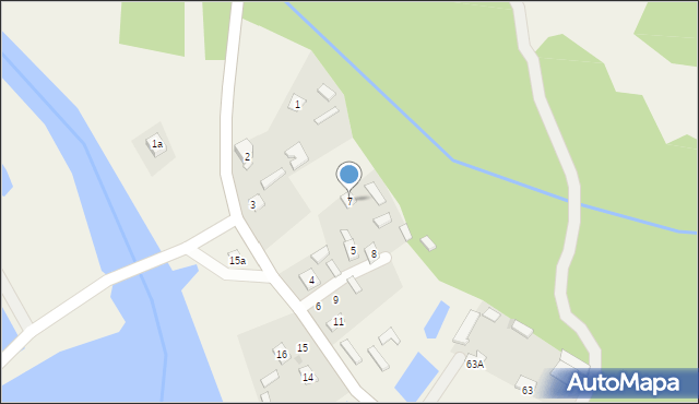 Cieklińsko, Cieklińsko, 7, mapa Cieklińsko