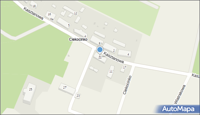 Ciekocinko, Ciekocinko, 10, mapa Ciekocinko