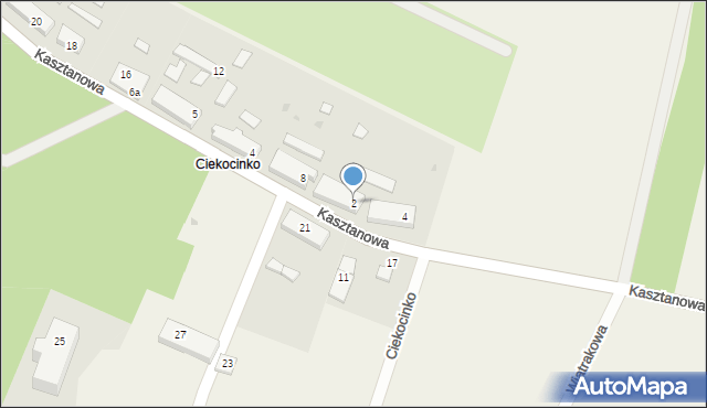 Ciekocinko, Ciekocinko, 2, mapa Ciekocinko