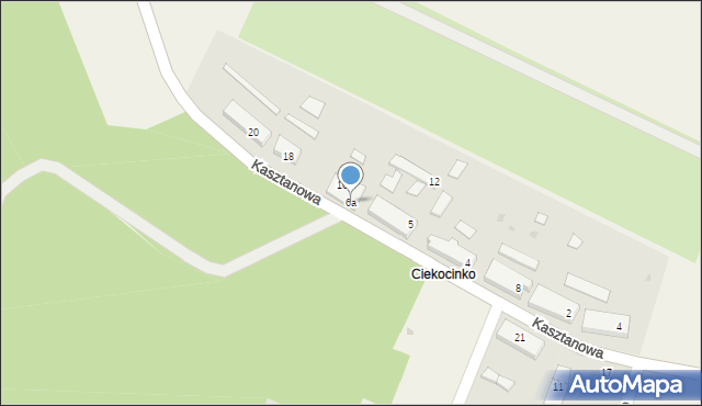 Ciekocinko, Ciekocinko, 6a, mapa Ciekocinko