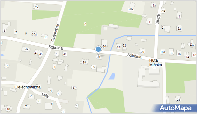 Cielechowizna, Cielechowizna, 1, mapa Cielechowizna