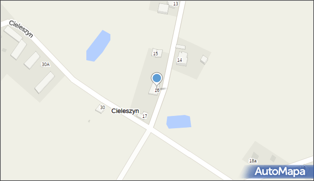 Cieleszyn, Cieleszyn, 16, mapa Cieleszyn