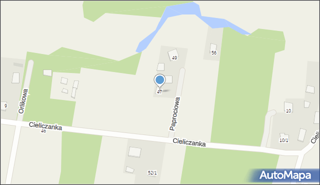 Cieliczanka, Cieliczanka, 47, mapa Cieliczanka