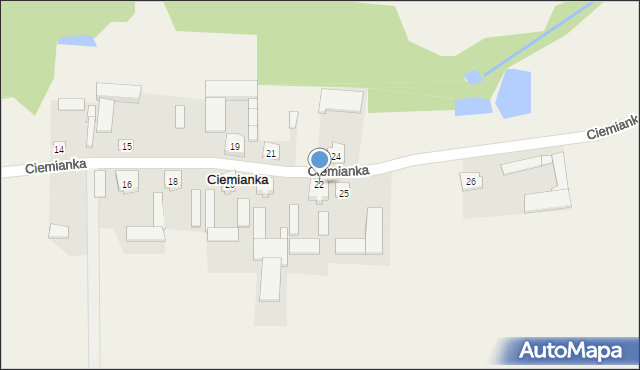 Ciemianka, Ciemianka, 22, mapa Ciemianka