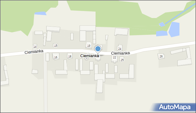 Ciemianka, Ciemianka, 23, mapa Ciemianka