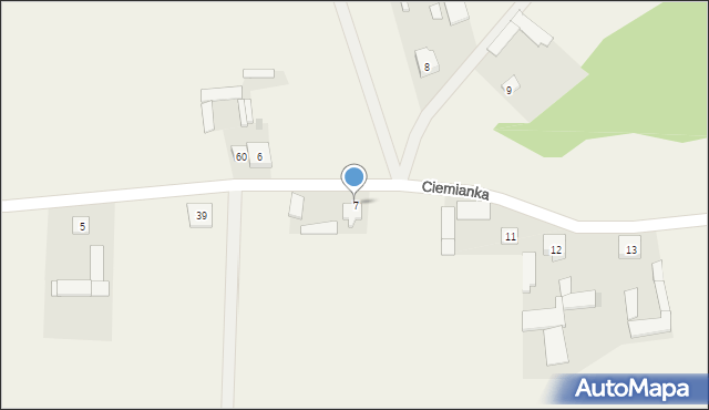 Ciemianka, Ciemianka, 7, mapa Ciemianka