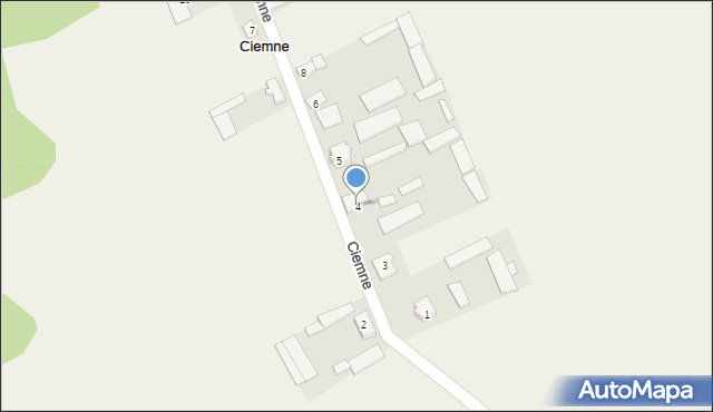 Ciemne, Ciemne, 4, mapa Ciemne