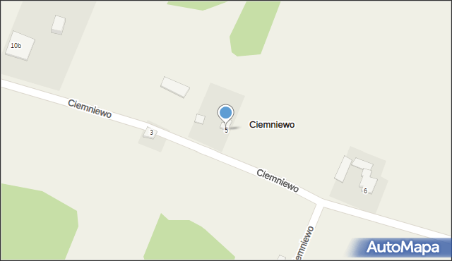 Ciemniewo, Ciemniewo, 5, mapa Ciemniewo