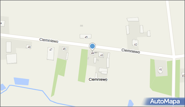 Ciemniewo, Ciemniewo, 44, mapa Ciemniewo