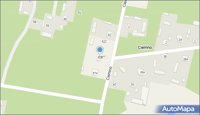 Ciemno, Ciemno, 62B, mapa Ciemno