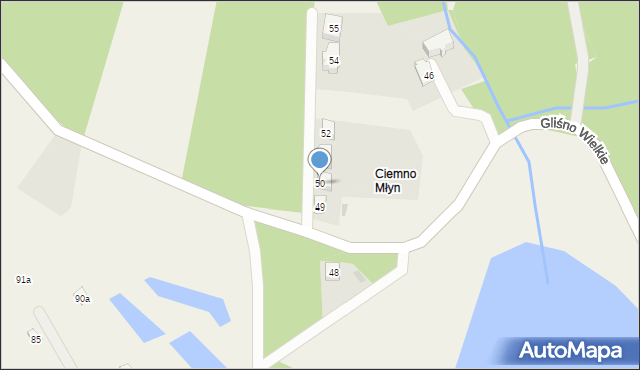 Ciemno, Ciemno, 50, mapa Ciemno