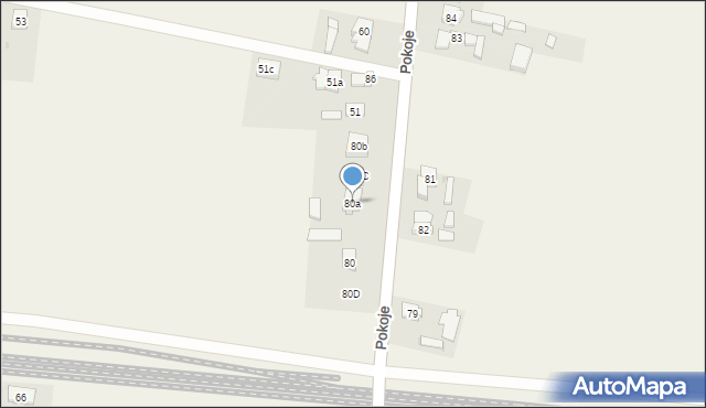 Cienin Zaborny, Cienin Zaborny, 80a, mapa Cienin Zaborny