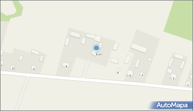 Ciepielewo, Ciepielewo, 7, mapa Ciepielewo