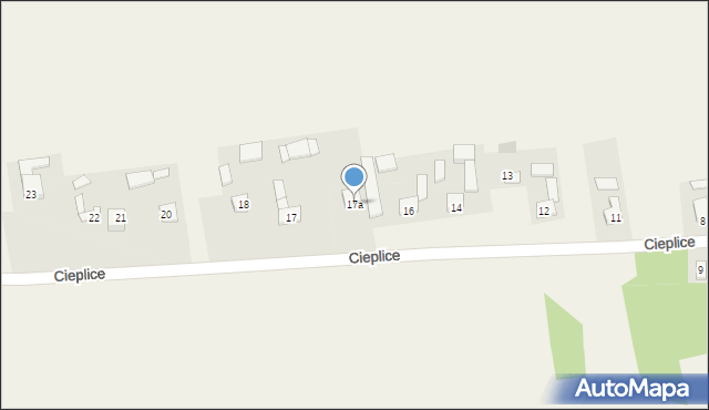 Cieplice, Cieplice, 17a, mapa Cieplice