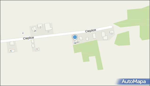 Cieplice, Cieplice, 1a, mapa Cieplice