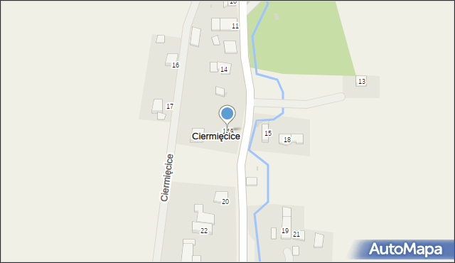 Ciermięcice, Ciermięcice, 14A, mapa Ciermięcice